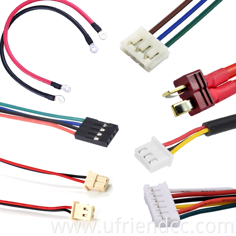 Custom Wire Harness Manufacture Dupont Jst Molex Cable Male Female Accept 2.0mm 2.54mm 1mm Custom for Engine Electronics CE RHOS